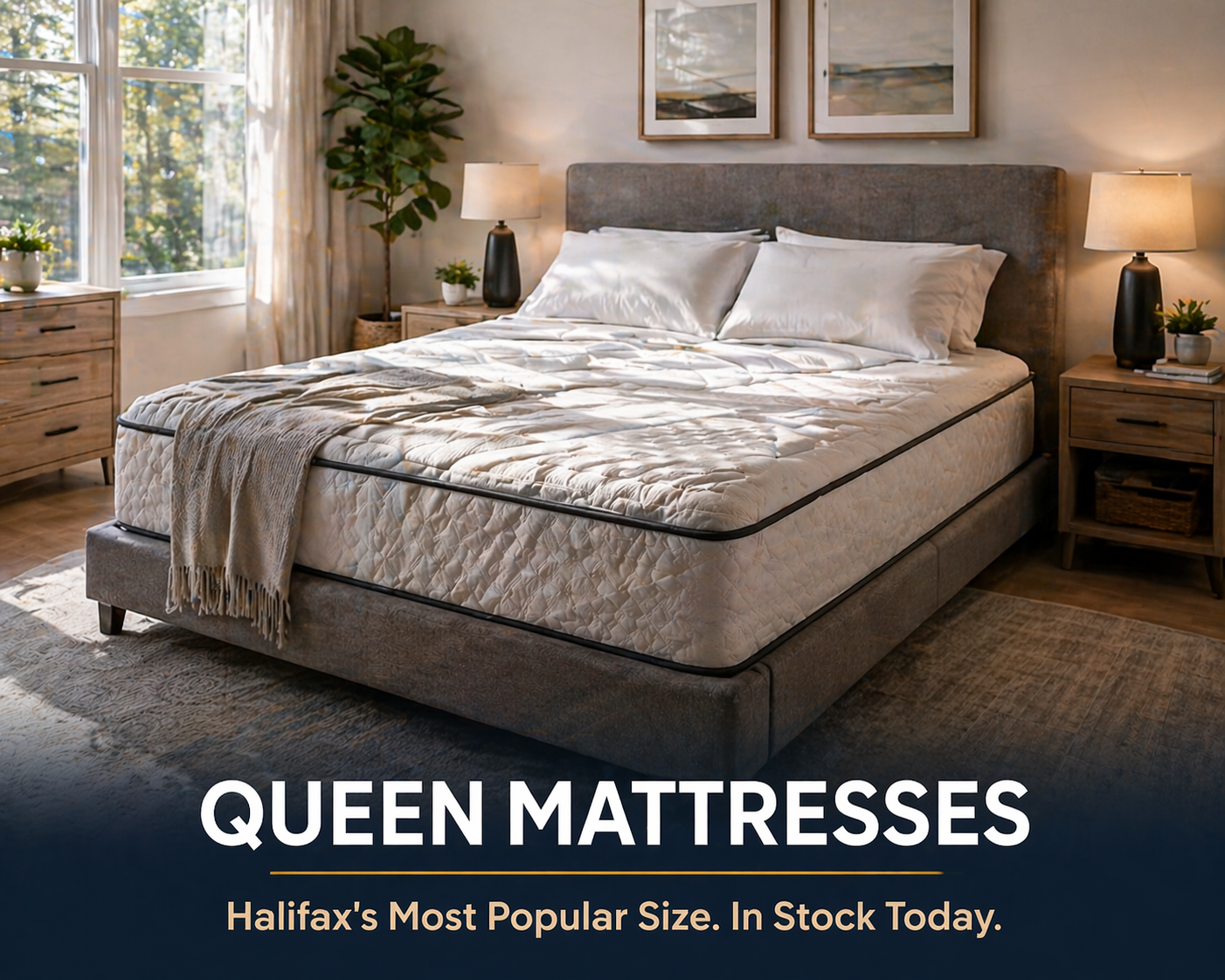 Queen mattresses in Halifax at Furniture Spot - Canadian made, factory direct pricing, same day delivery across HRM and Nova Scotia