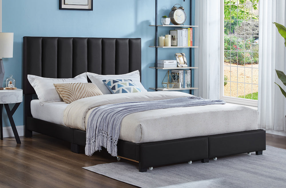 T2120 - Platform Bed with Adjustable Headboard