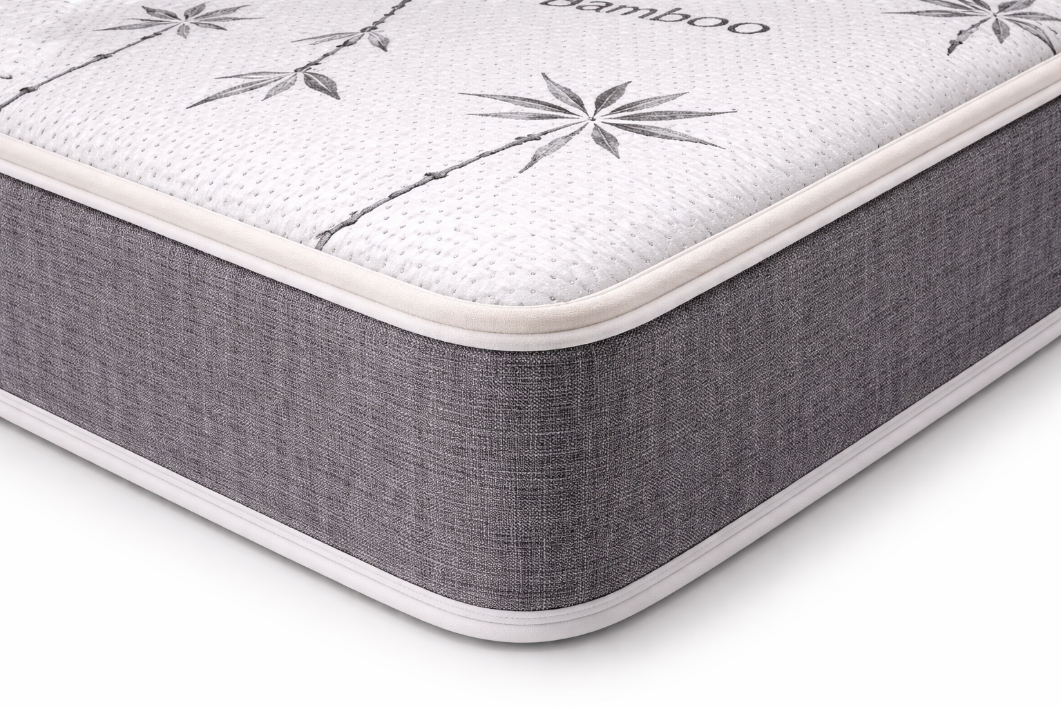 Bamboo High-Density Foam Mattress, Twin/Single