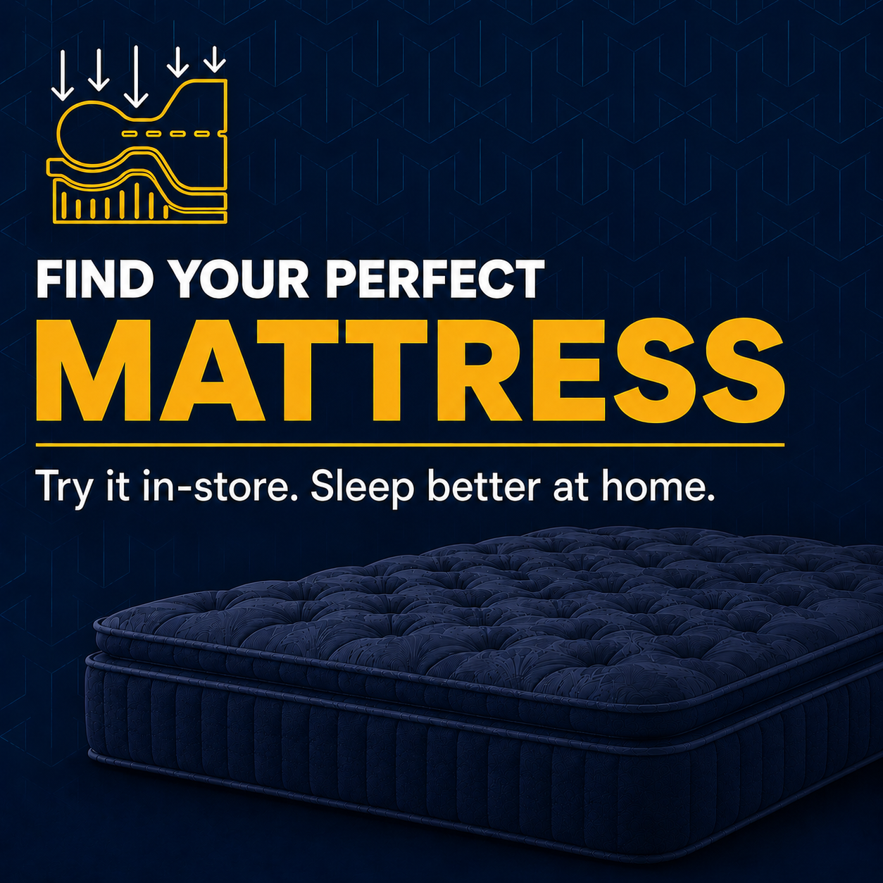 Find your perfect mattress try in store Halifax Furniture Spot