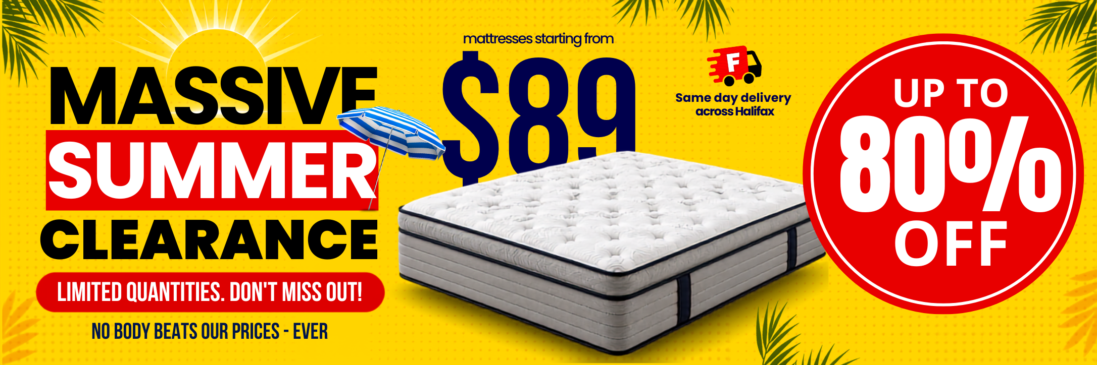 Massive summer clearance furniture sale Halifax up to 70% off sofas - Furniture Spot and Mattress Outlet