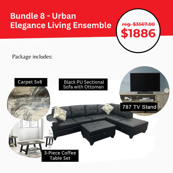Bundle 8 - Urban Elegance Living Ensemble