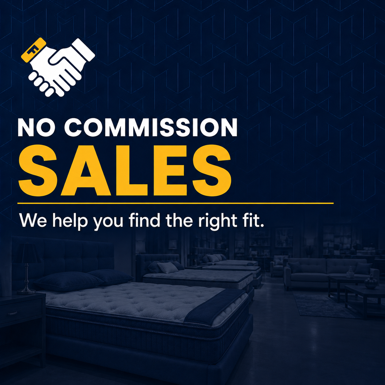 No commission sales guided in store process Halifax Furniture Spot