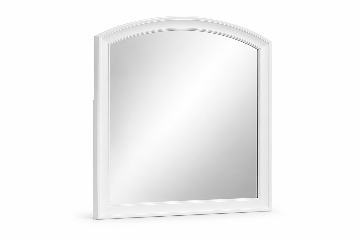 Romeo white bedroom set - white mirror, product view
