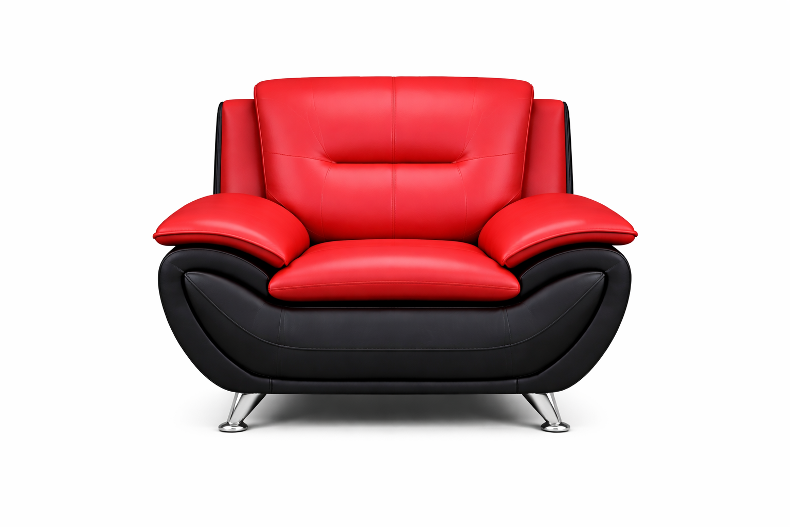 Speedy Chair Only Red/Black - Front View