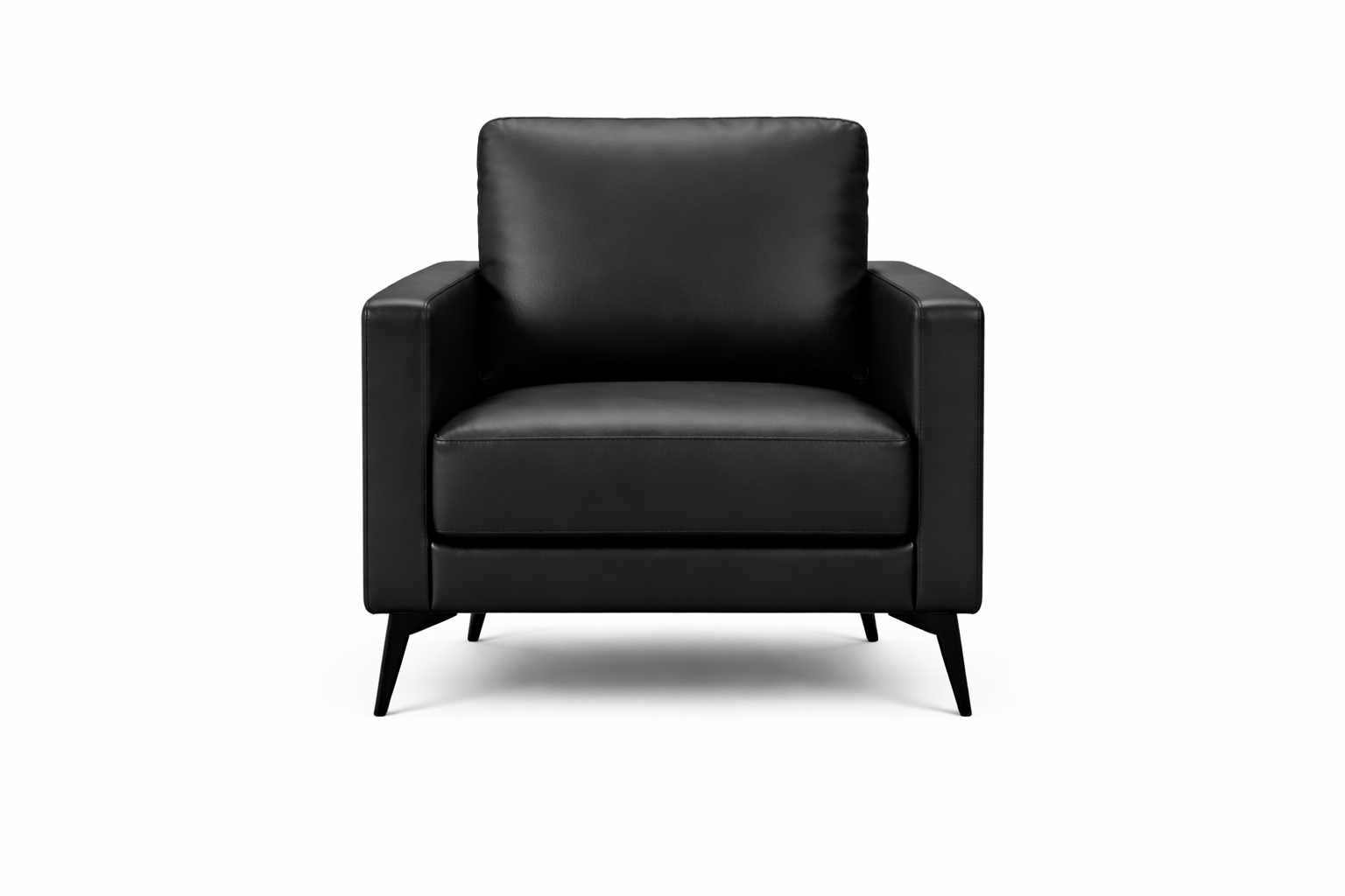 Tribeca Chair Only Black- Front View