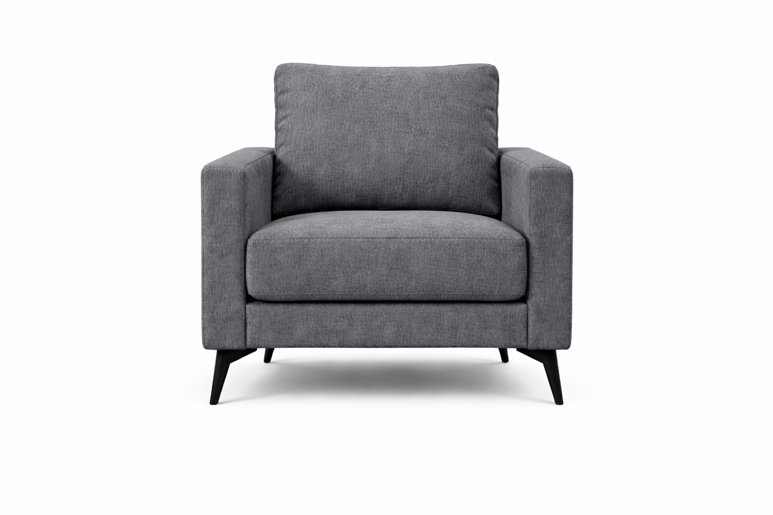 Tribeca Chair Only Charcoal - Front View