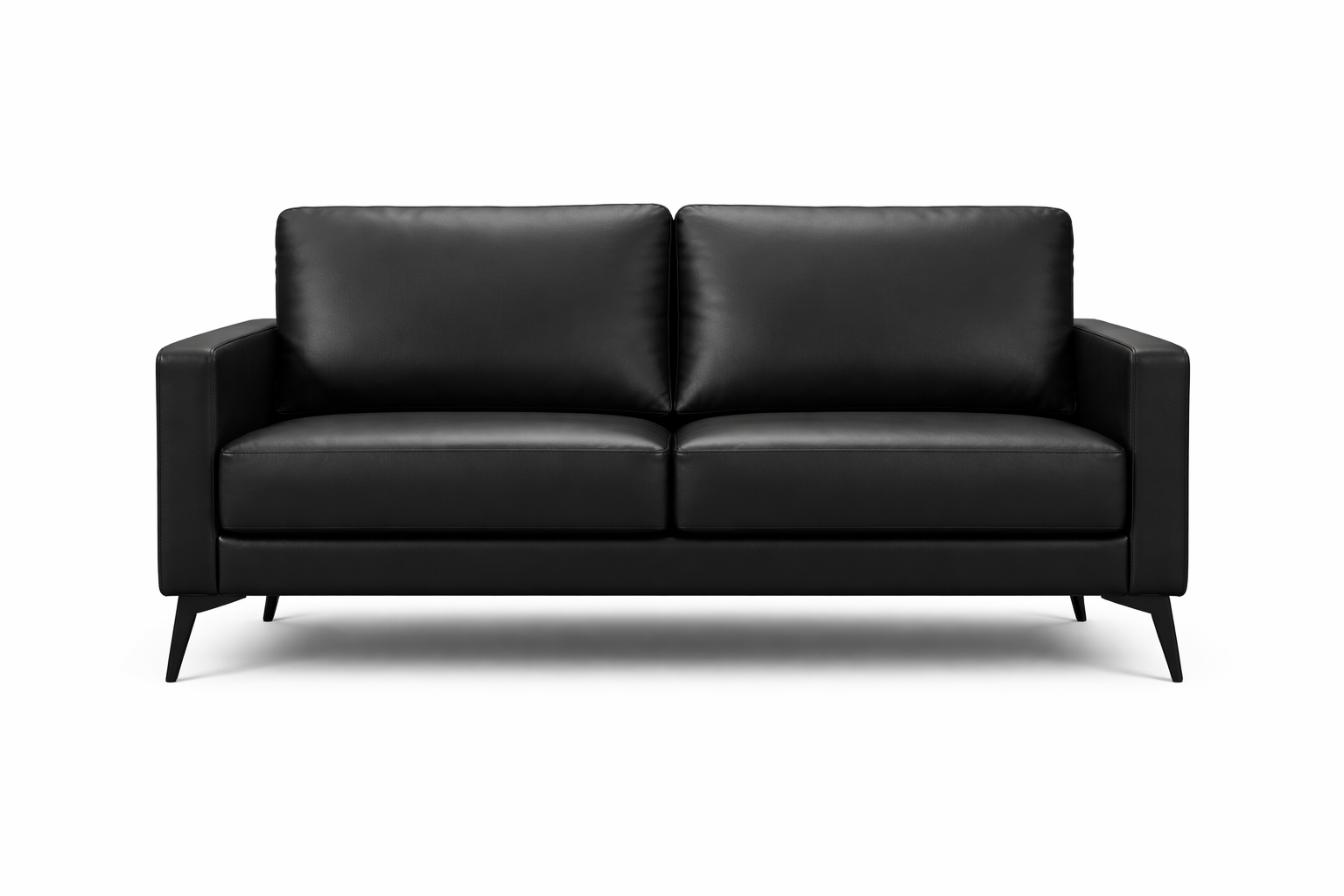 Tribeca Sofa Black - Front View