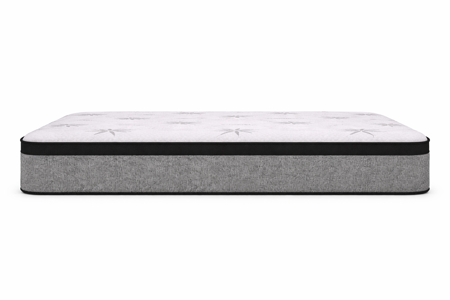 Victoria 10 inch euro top mattress side profile – thickness and euro-top edge