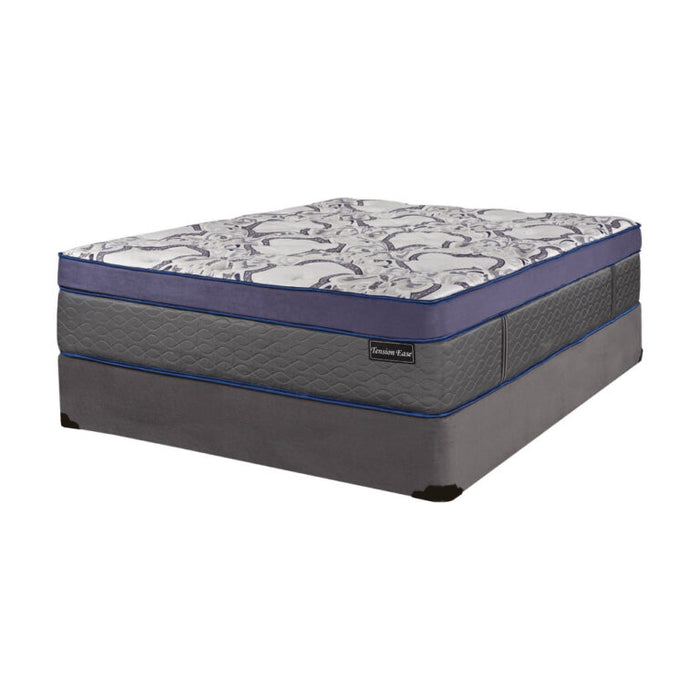 Tension Ease 15.5" Cooling Gel Pillow Top Mattress Set – Deep Comfort with Zoned Support & Cooling Serene™ Foam