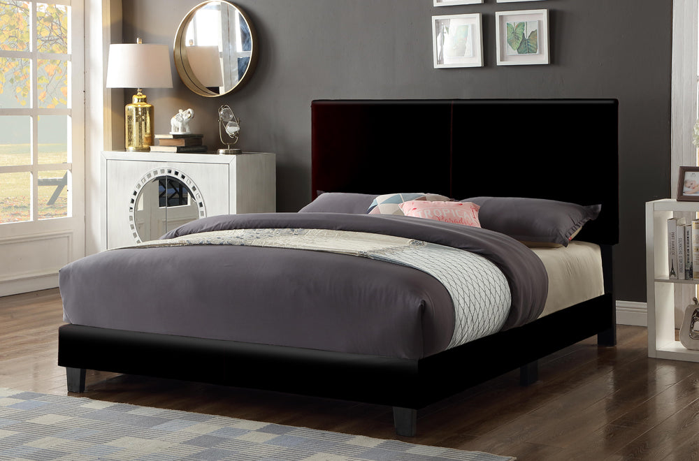 T2110 - Platform bed with Adjustable Headboard