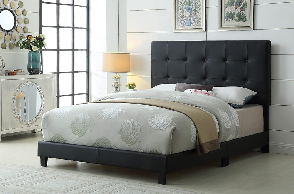 T2113 - Platform bed with Adjustable Headboard