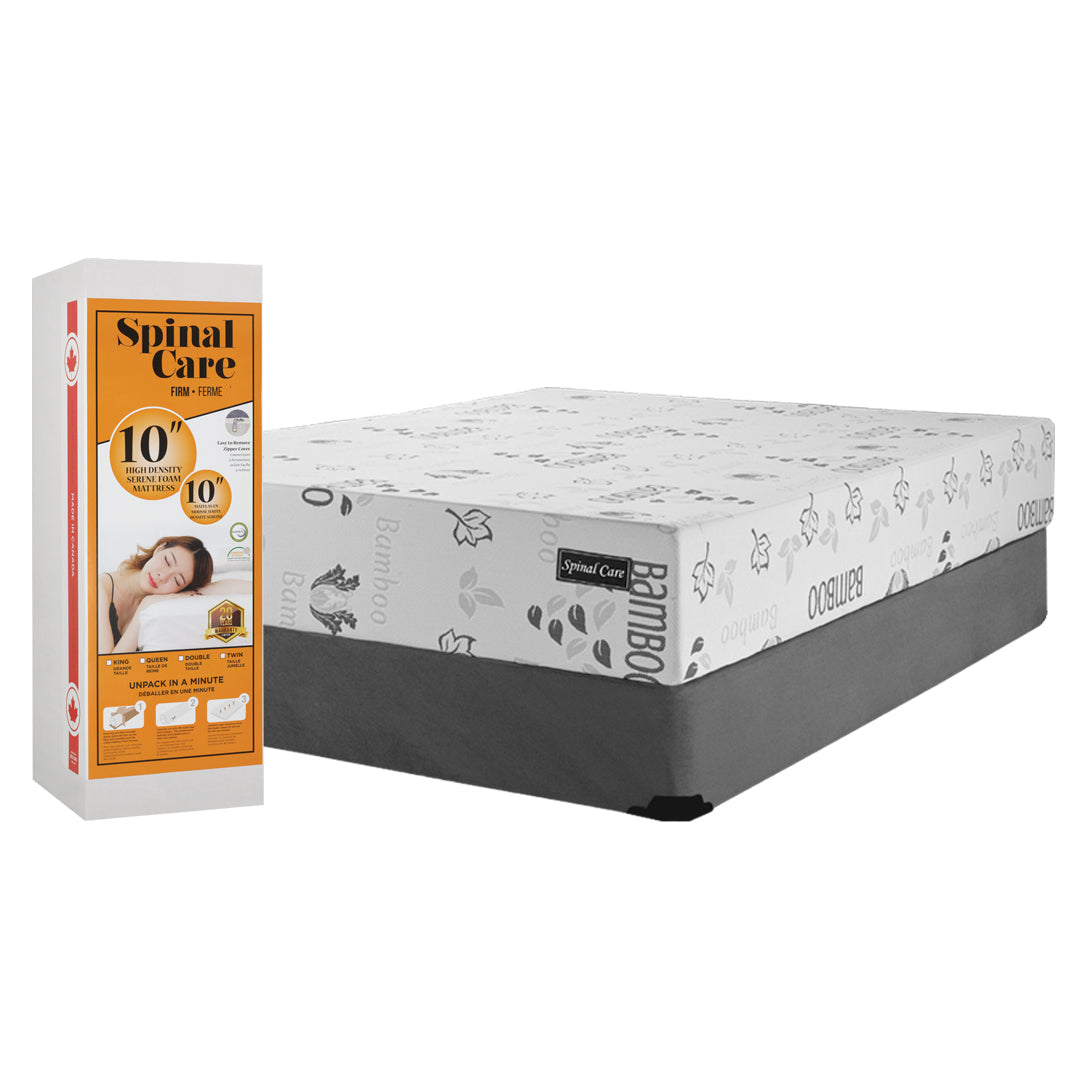 Spinal Care 10" Luxury Serene™ Foam Mattress in a Box