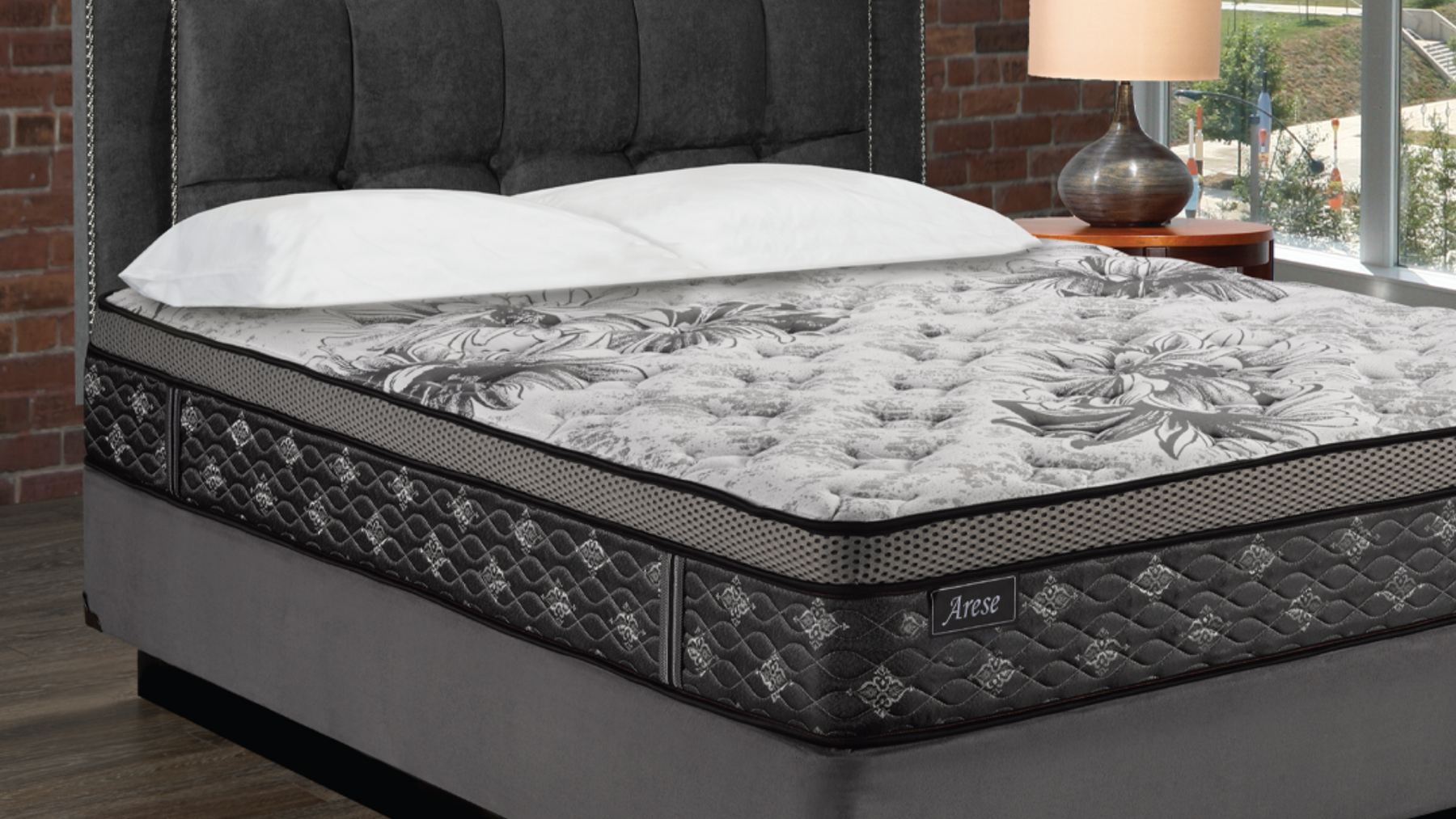 Experience Optimal Comfort and Support with the Arese 11.5" Luxury Pillow Top Mattress