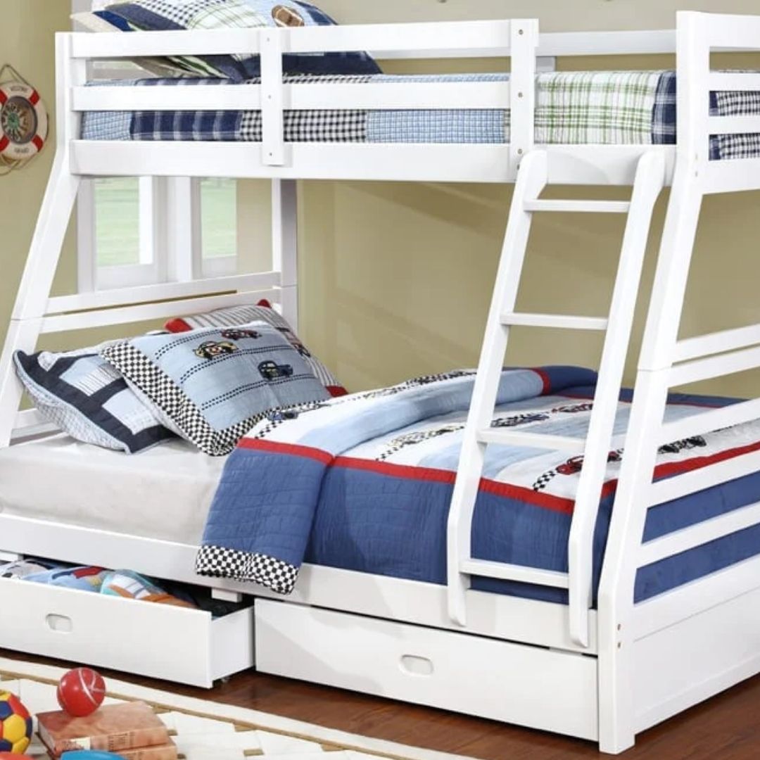 Single over double bunk bed available in Halifax, NS – sturdy bedroom bunk