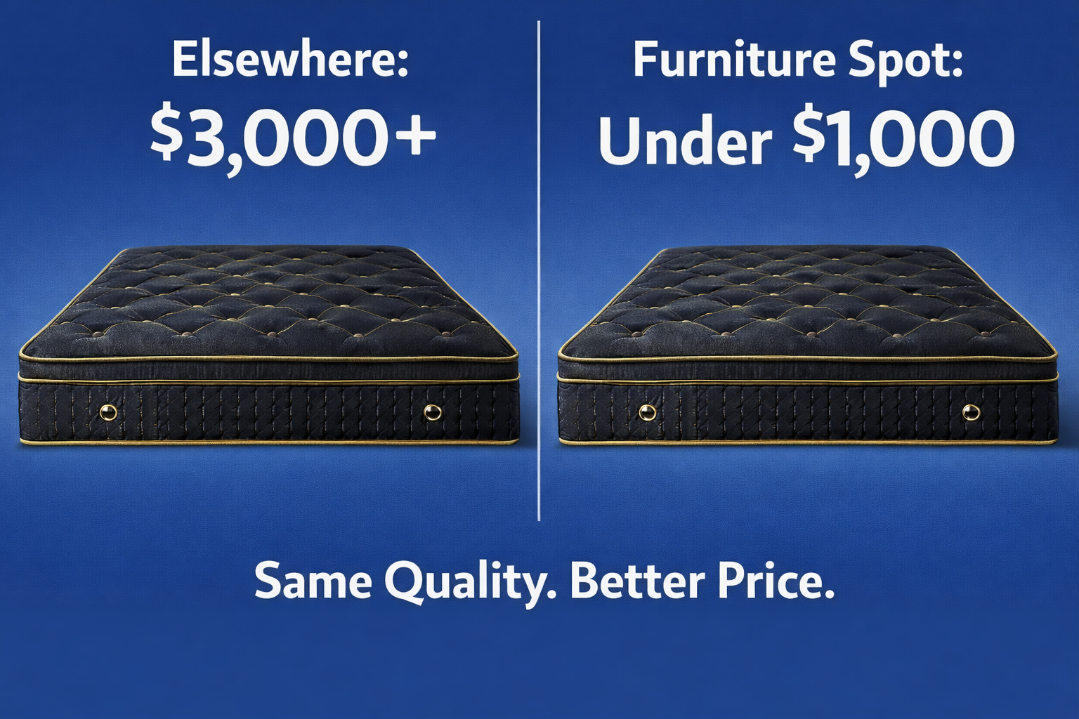 Luxury quality mattresses under $1000 in Halifax at Furniture Spot - factory direct pricing with Canadian made quality