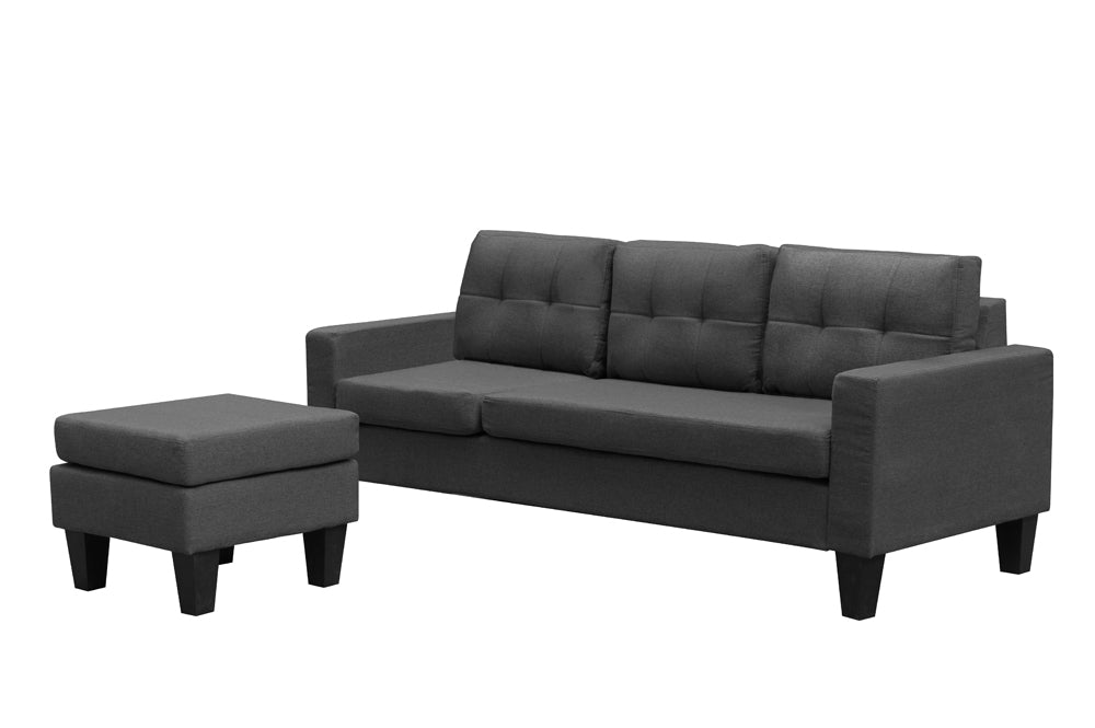 T1228G Grey Linen Sofa