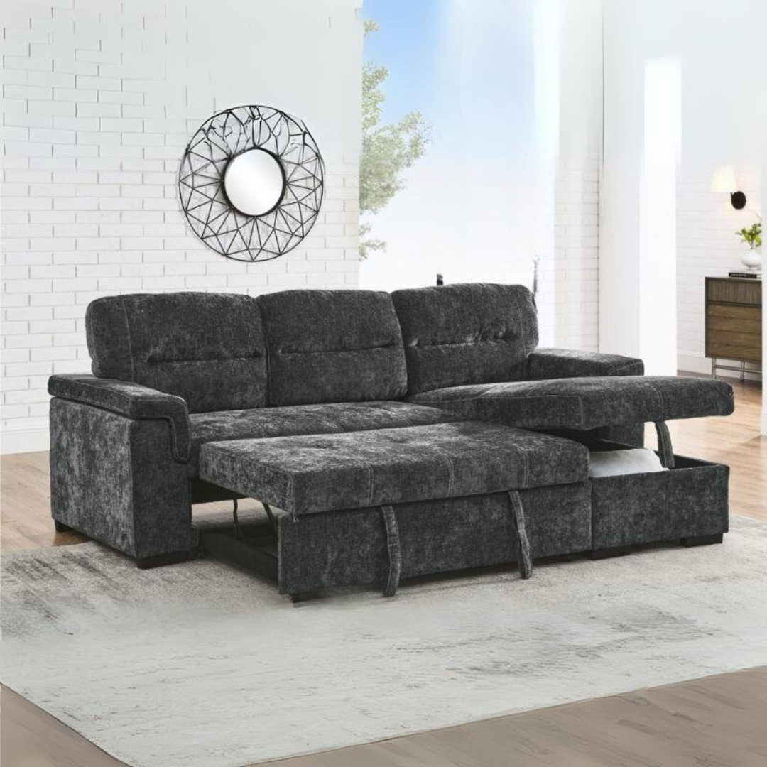 T1218 Pull-Out Sofa Sectional