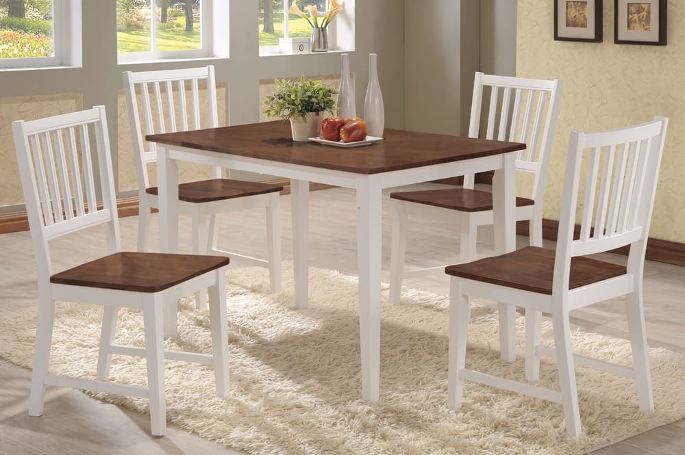 T3022 - Two Dining Chairs, Solid Wood and Wood Veneers