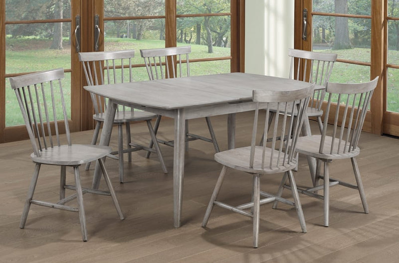 T3055 - Two Dining Chairs, Black or White or Grey Solid Wood