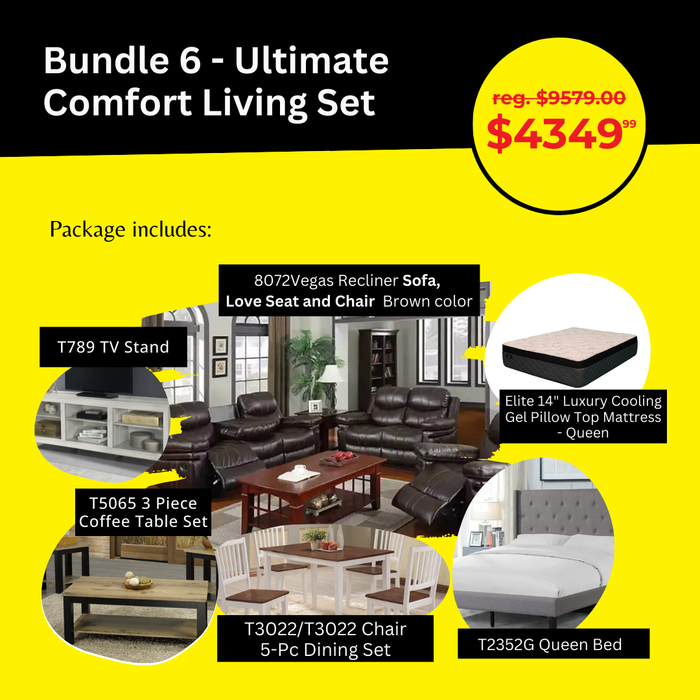 Bundle 6 - Ultimate Comfort Living Set