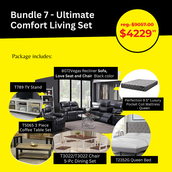 Bundle 7 - Ultimate Comfort Living Set