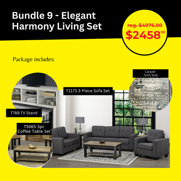 Bundle 9 - Elegant Harmony Living Set