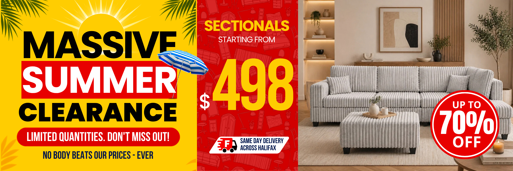 Massive summer clearance furniture sale Halifax up to 70% off dining sets - Furniture Spot and Mattress Outlet