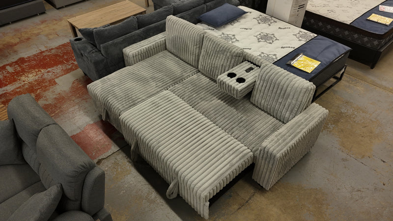 Floger Sofa Bed - Grey Corduroy