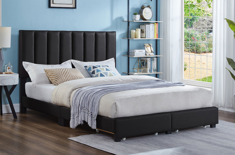 T2120 - Platform Bed with Adjustable Headboard