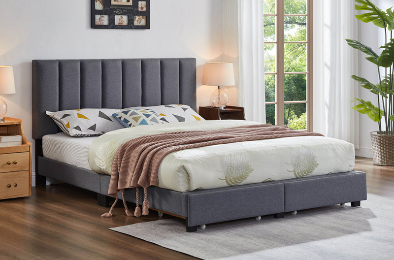 T2120 - Platform Bed with Adjustable Headboard