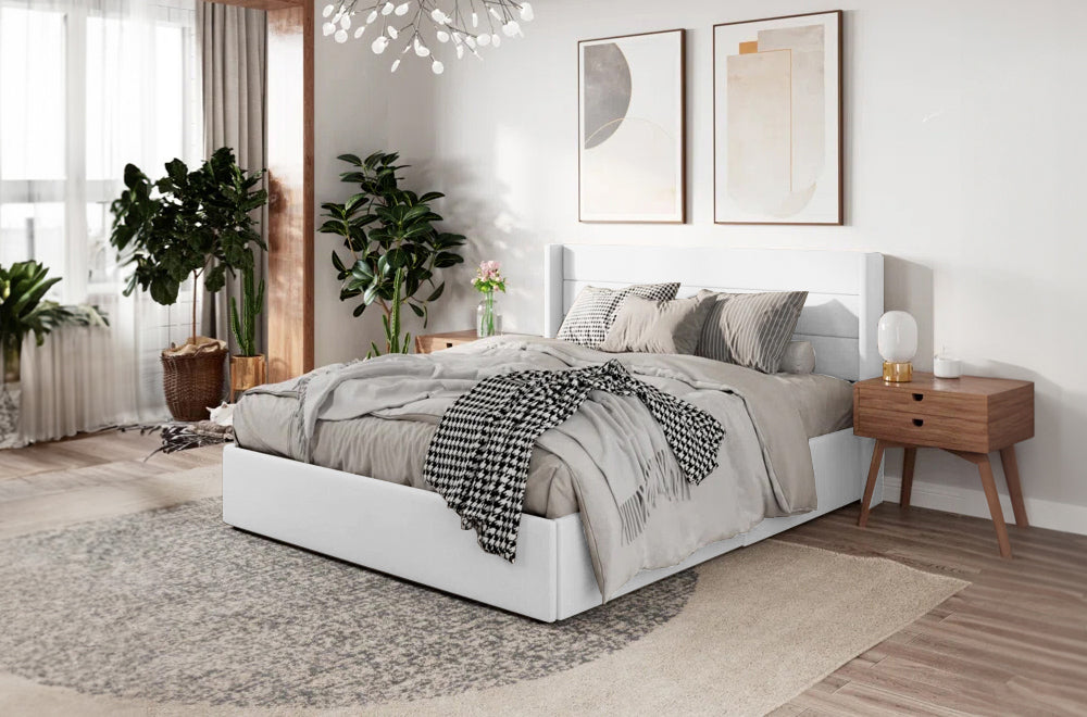 T2160 - Storage Bed, Headboard, Platform Bed and Secret Storage