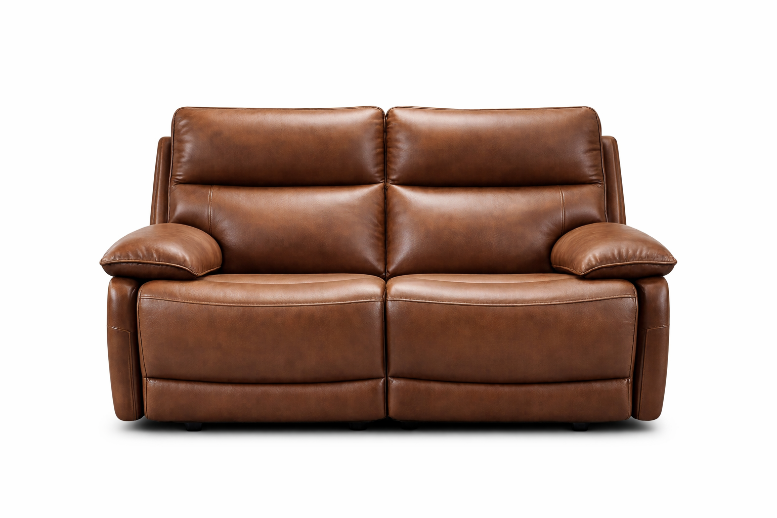Trafalgar Loveseat Only Caramel - Front View