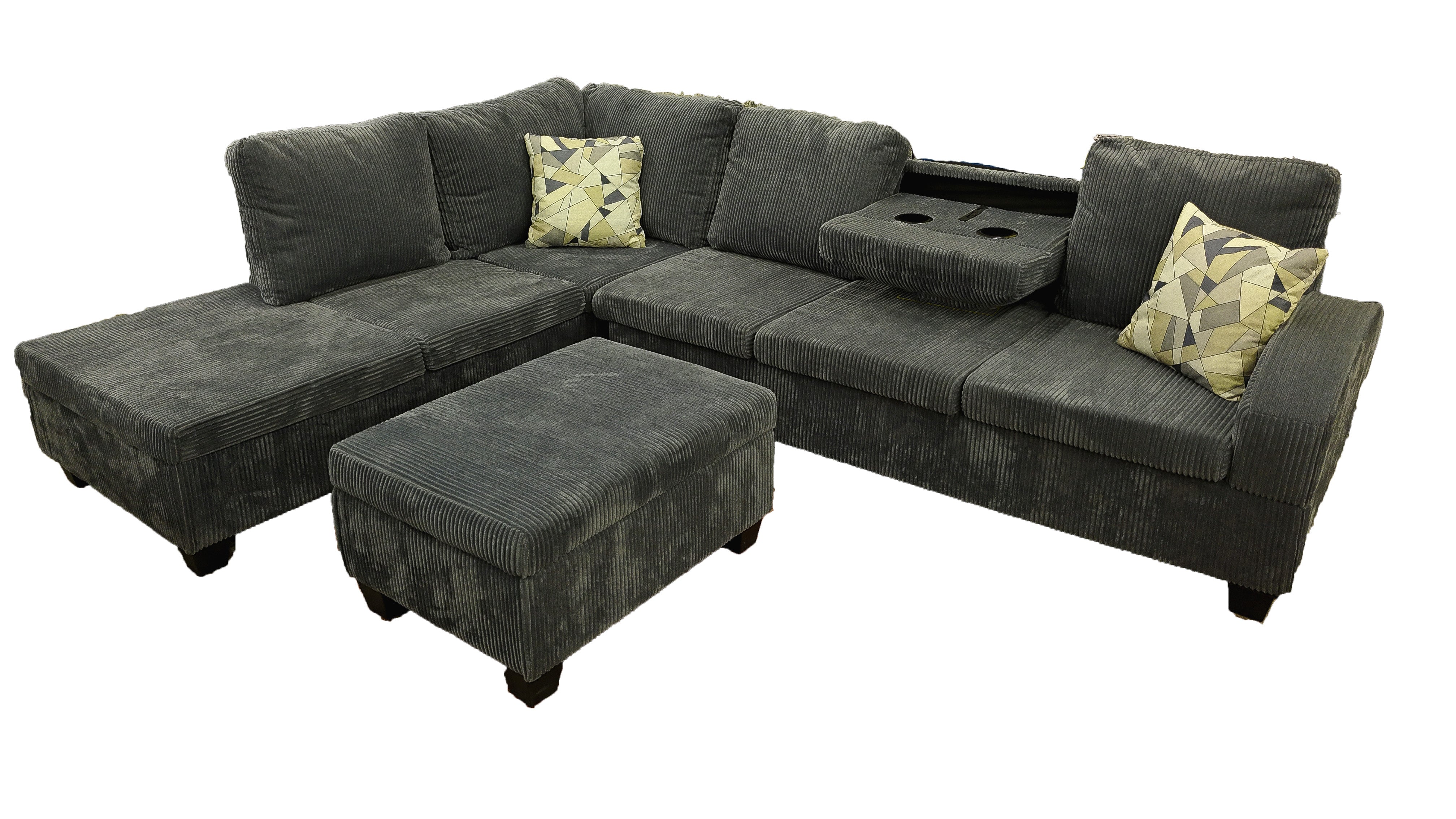 Allen Sectional Sofa - Angle View
