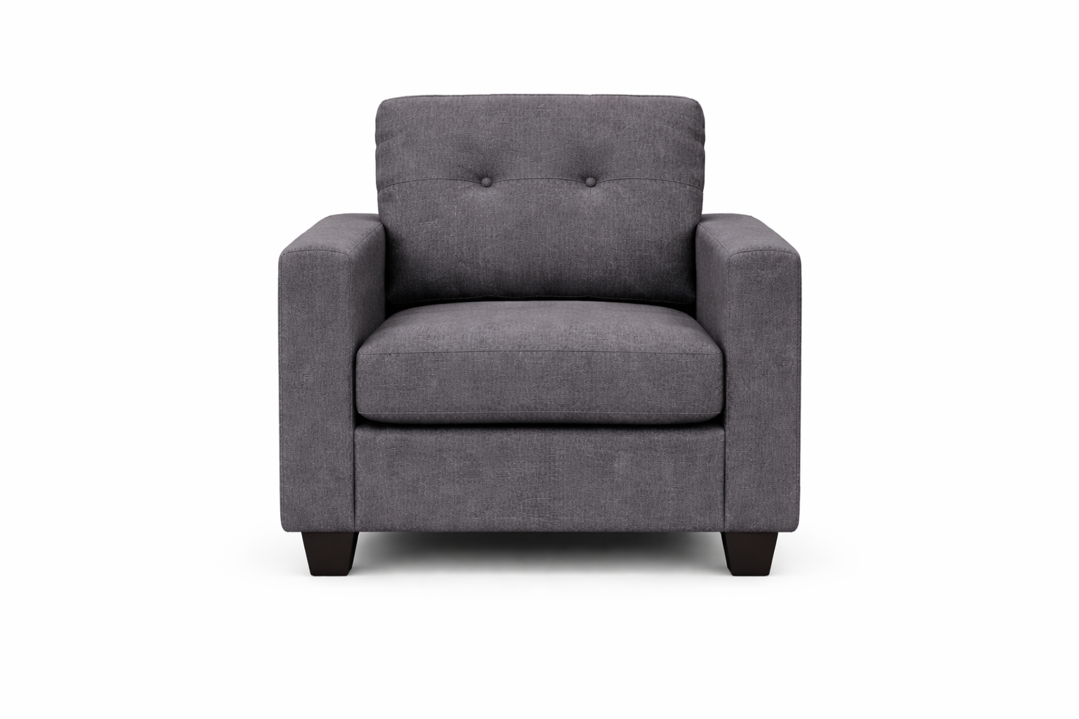 Branson Chair Only Charcoal - Front View