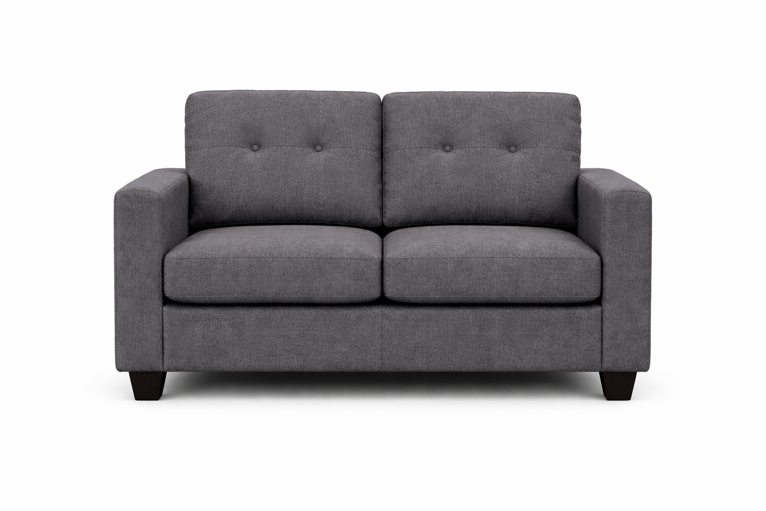 Branson Loveseat Only Charcoal - Front View