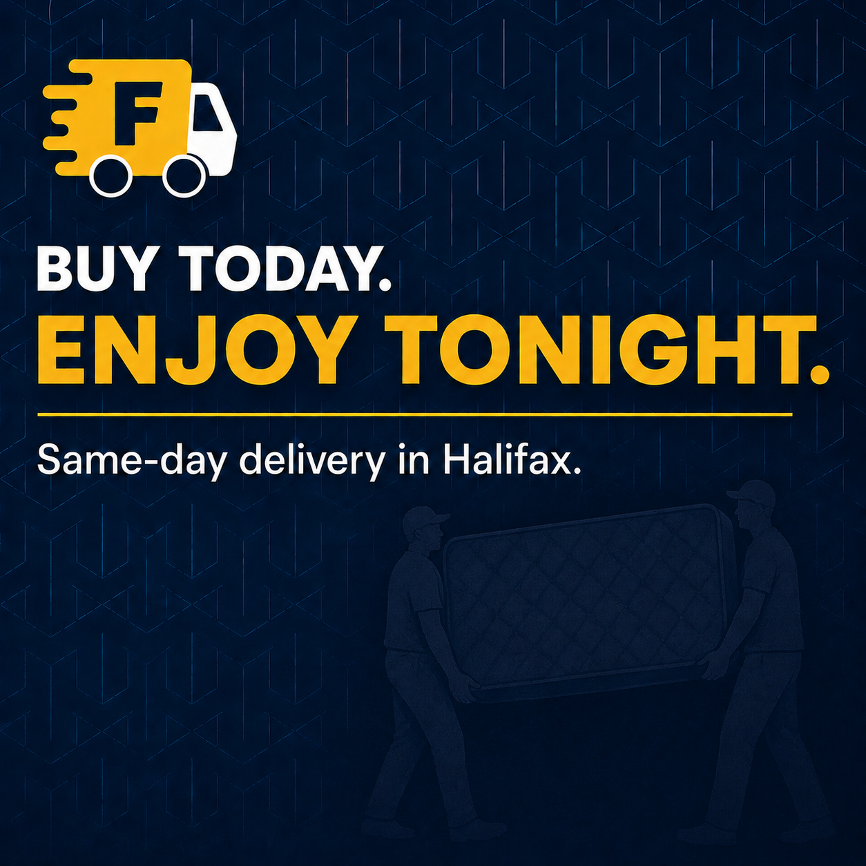 Buy today enjoy tonight same day furniture and mattress delivery Halifax Furniture Spot
