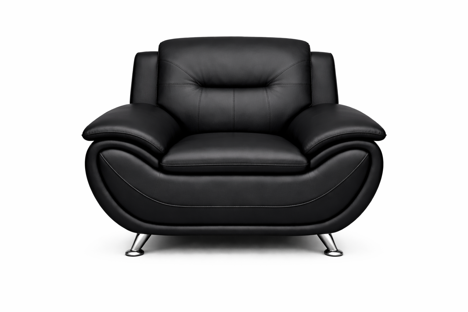 Felix Chair Only Black - Front View