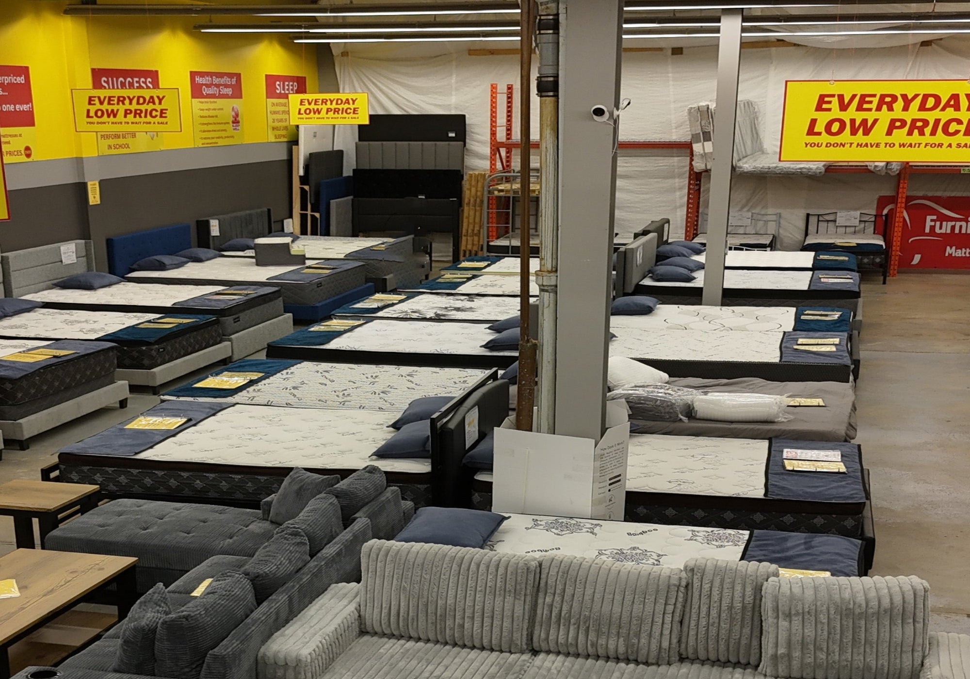 In-stock mattresses and bed frames at Halifax showroom serving Bridgewater and South Shore