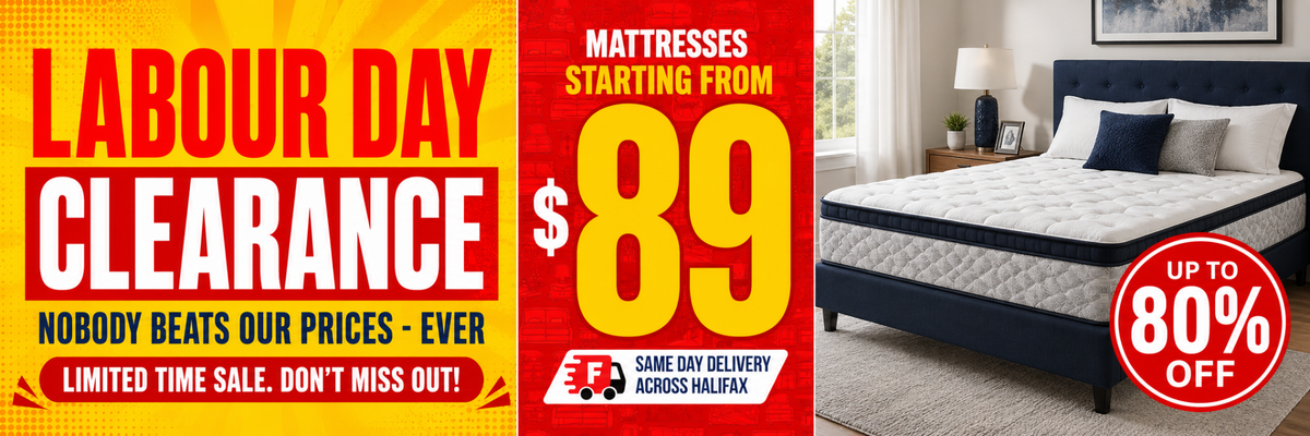 Labour Day mattress clearance Halifax up to 80% off starting from $89 - Furniture Spot and Mattress Outlet