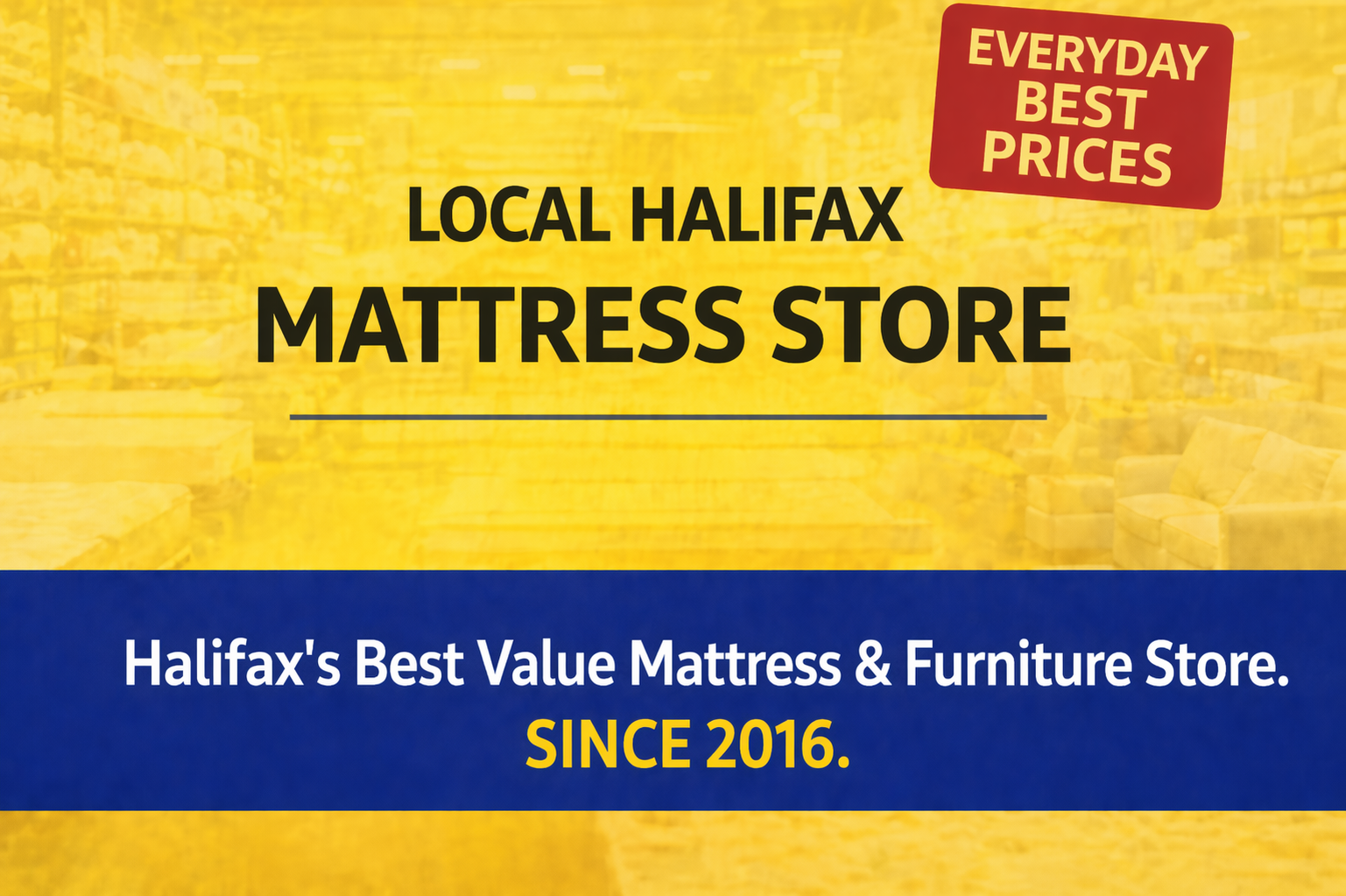 Local Halifax mattress and furniture store since 2016 - Furniture Spot & Mattress Outlet