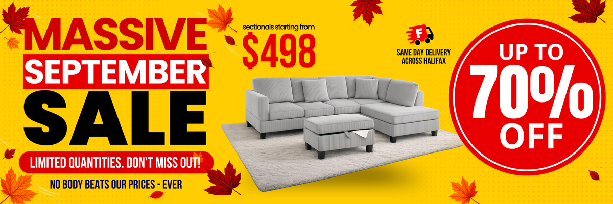 Massive September furniture sale Halifax up to 70% off dining sets - Furniture Spot and Mattress Outlet