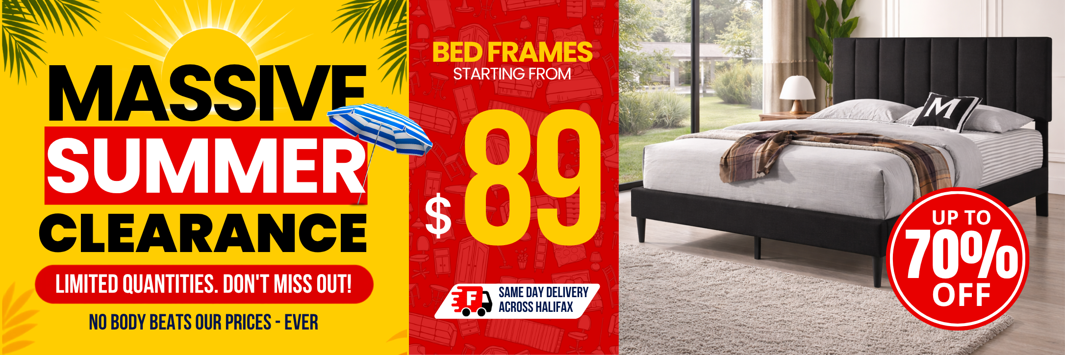 Massive summer clearance mattress sale Halifax up to 80% off starting from $89 - Furniture Spot and Mattress Outlet