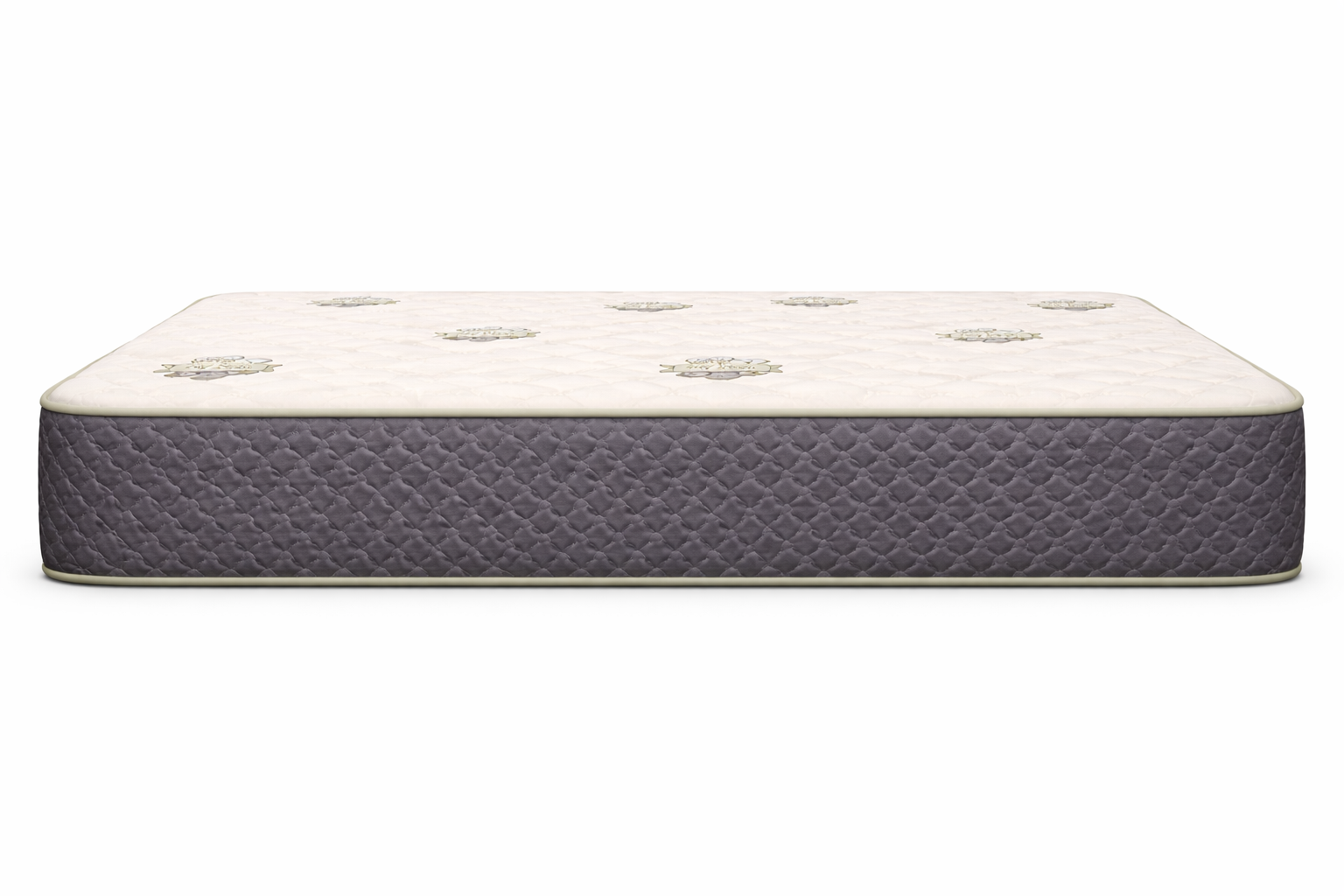 Milano memory foam mattress side profile showing tight top and full thickness