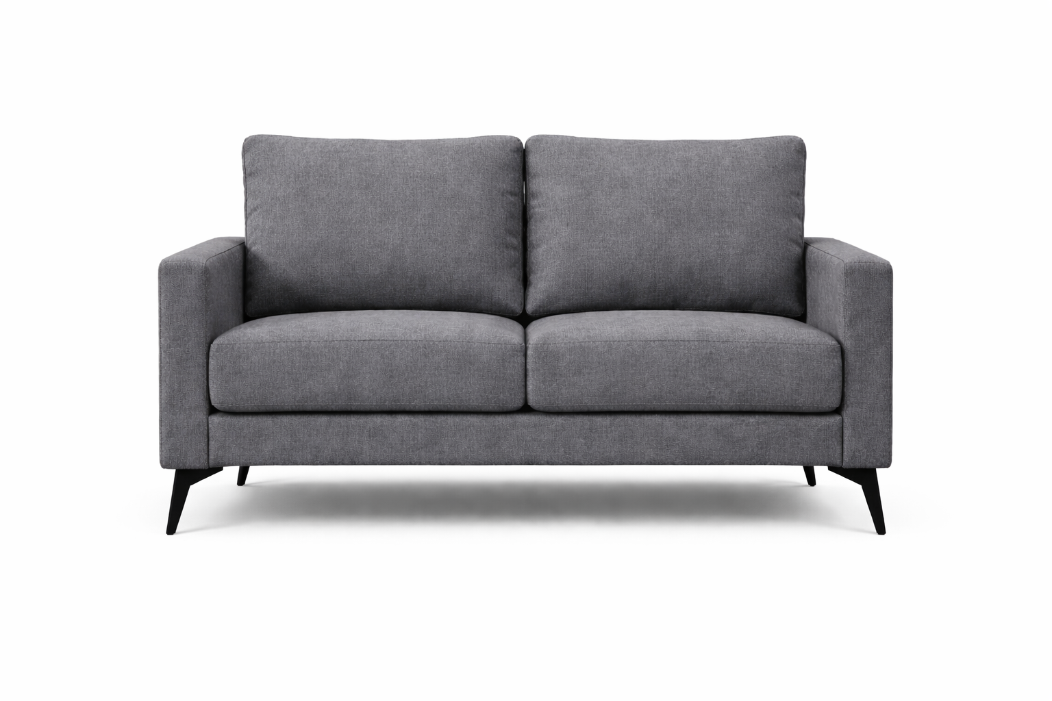 Tribeca Loveseat Only Charcoal - Front View
