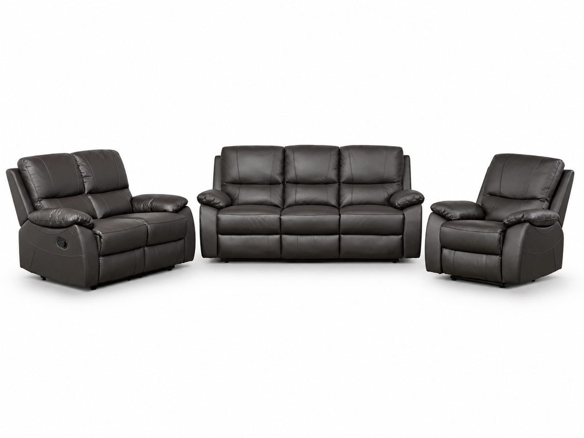 Trinity 3-Piece Sofa Set Espresso