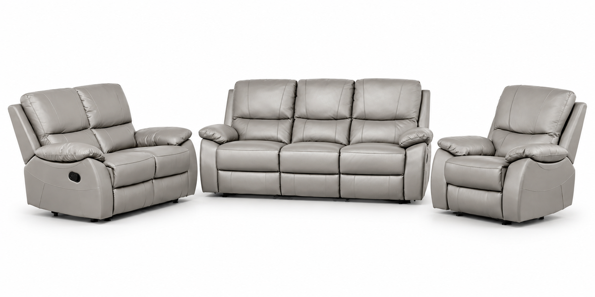 Trinity 3-Piece Sofa Set Light Grey