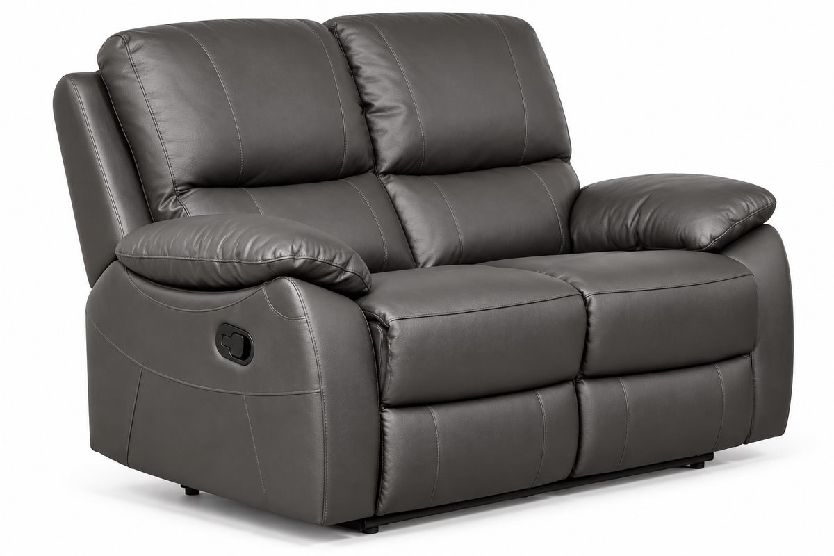 Trinity Reclining Love Seat Charcoal