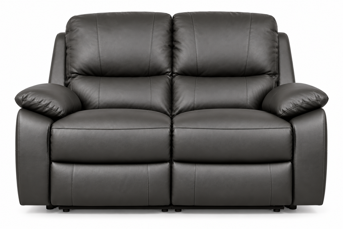 Trinity Reclining Love Seat Charcoal