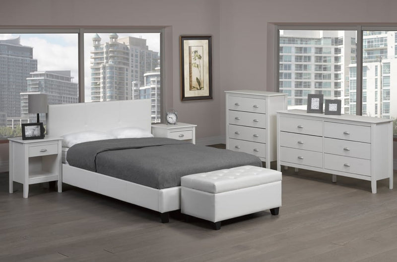 T2358 - Platform bed with Headboard